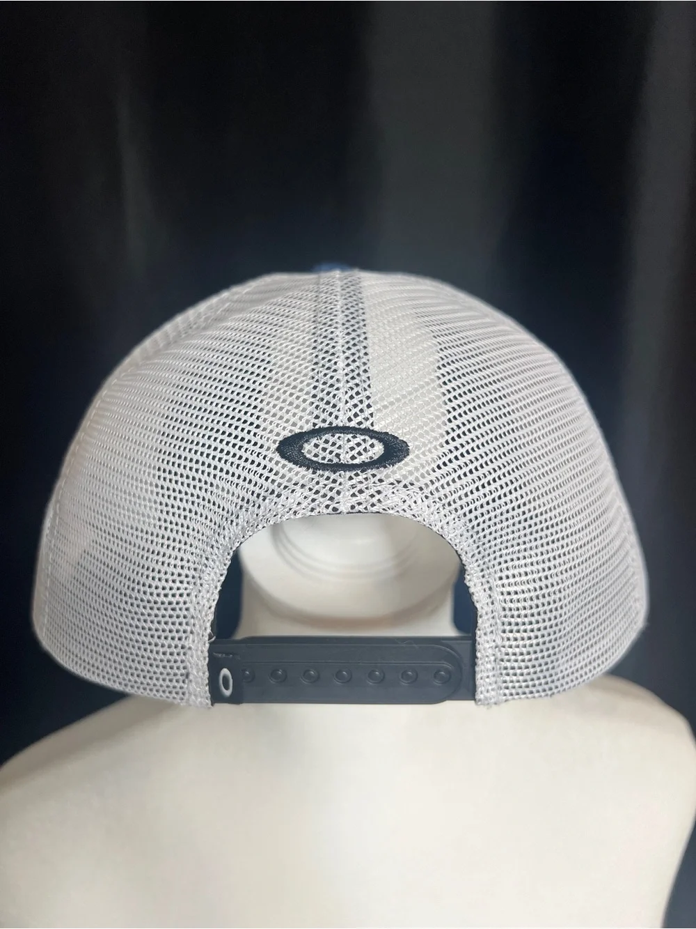 Oakley Navy & White Mesh SnapBack Trucker Hat